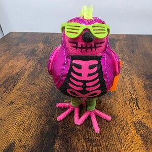 Hyde & Eek! "Glitters" Pink‎ Skeleton Bird Featherly Friends Halloween 2024